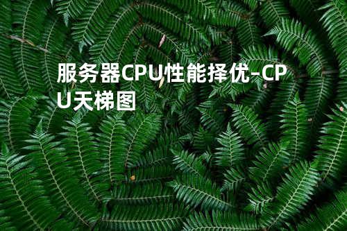 服务器CPU性能择优 – CPU天梯图