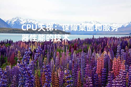 CPU天梯：保障桌面和服务器性能的技术